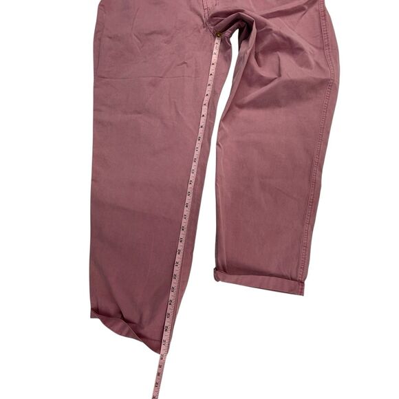 Sundance Mineral Wash Straight Leg Lightweight Chino Pants Women 12 Rose Pink - Picture 14 of 15